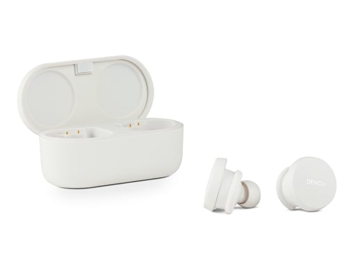 Denon PerL Casque Sans fil Ecouteurs Appels/Musique Bluetooth Blanc