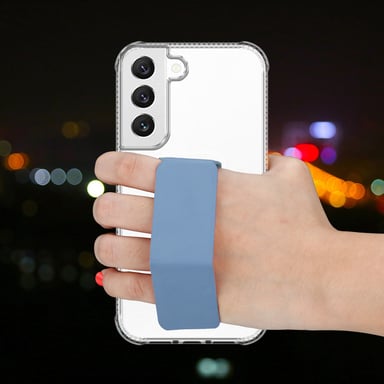 Coque pour Samsung Galaxy S22 PLUS en BLEU CLAIR Housse de protection Étui en silicone TPU flexible avec support et fonction stand