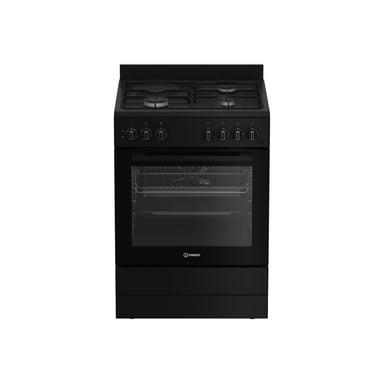 Cuisinière mixte Indesit I6M5PCB 60 cm 72 L électrique Noir mat