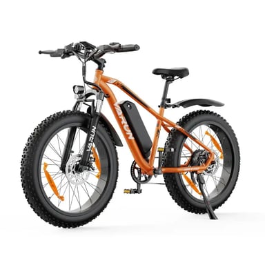 VéLo Électrique M26-2 PRO | Moteur 250W | Batterie 48V 13Ah | Pneus 20 Pouces | Vitesse Max 25 km/h | Autonomie 65 km | Couleur Orange