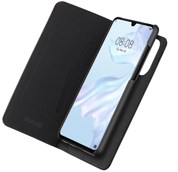 Funda y carcasa magnética delgada 2 en 1 GEN 2.0 para Huawei P30, Negro