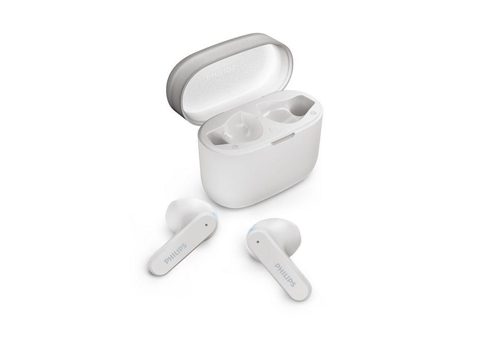 Philips TAT2139WT00 écouteurs Intra Auriculaires sans Fil Petits Embouts Bon Rapport qualité Prix Son Naturel avec Basses dynamiques appels clairs et étui de Chargement de Poche - vue 8