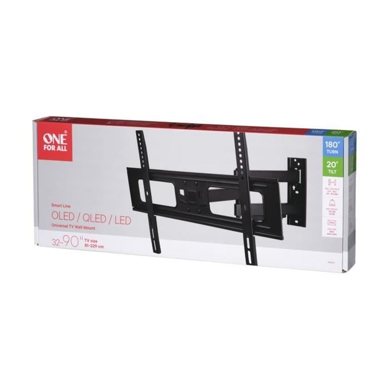 ONE FOR ALL WM2651 Support mural inclinable et orientable à 180° pour TV de 81 à 229cm 32 90 - vue 3