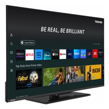 Toshiba 43QV3F63DG TV 109,2 cm (43'') 4K Ultra HD Smart TV Wifi Noir 320 cd/m²