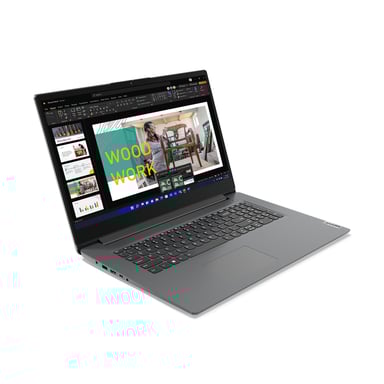 Lenovo V17 G4 IRU Intel® Core™ i5 i5-13420H Portátil 43,9 cm (17.3'') Full HD 16 GB DDR4-SDRAM 512 GB SSD Wi-Fi 6 (802.11ax) Windows 11 Pro Alemán Gris