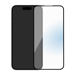 Protezione dello schermo in vetro temperato con bordo curvo antibatterico per Apple iPhone 15 Pro Max, nero