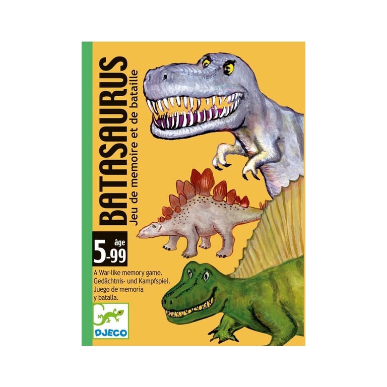 Jeu classique Djeco Batasaurus jeu de mémoire et de bataille - vue 2