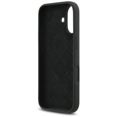 Custodia in silicone Guess Big 4G Script per iPhone 17 czarny