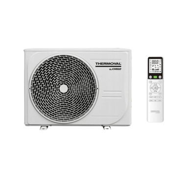 Climatiseur mural Thermoval saga tvk-s65 6.5 kW blanc