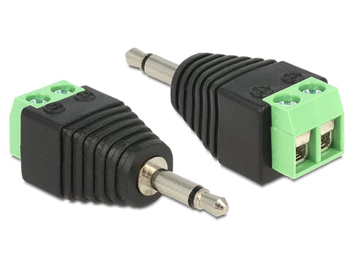 DeLOCK 65528 adattatore per inversione del genere dei cavi 3.5mm Nero Verde Argento (Delock lyd adapter)