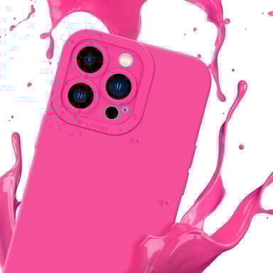 Coque pour Apple iPhone 13 PRO en FLUID HOTPINK Housse de protection Étui en silicone TPU flexible