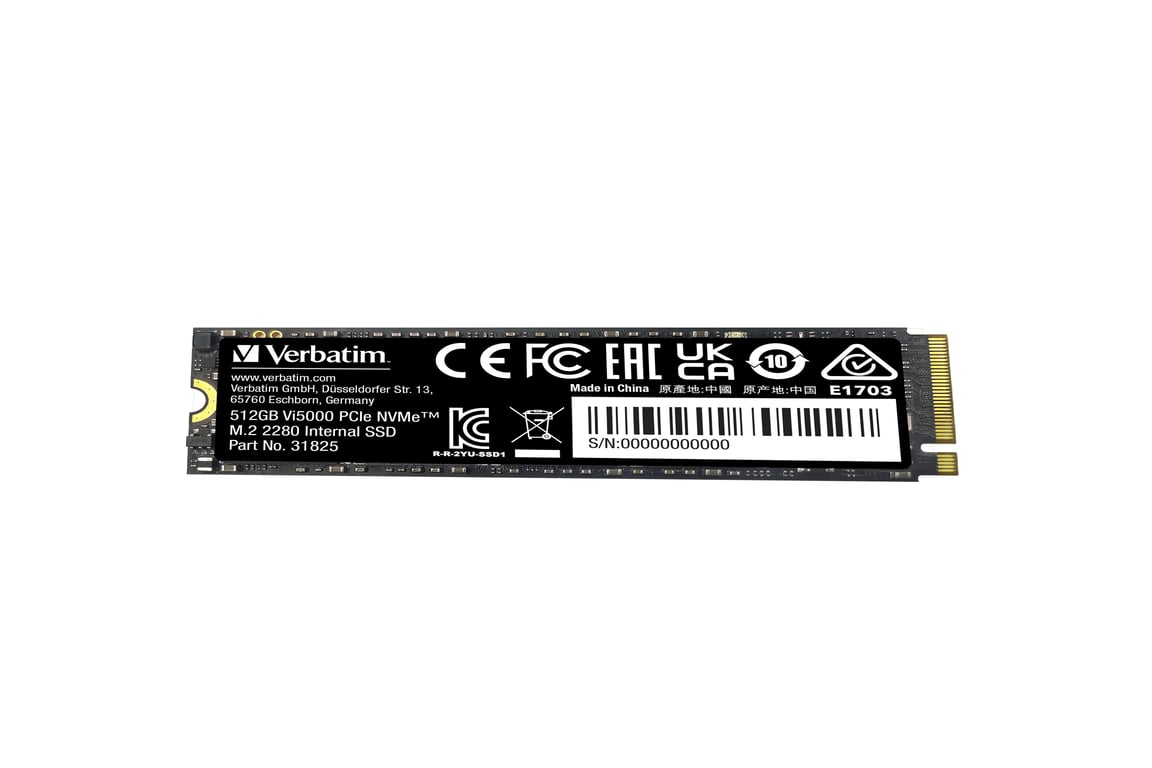 Verbatim Vi3000 .2 PCI Express 3.0 NVMe Neuf - vue 3