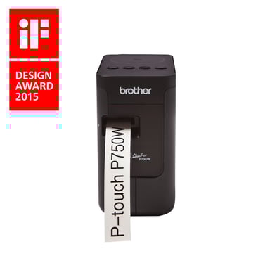 Brother PT-P750W impresora de etiquetas 180 x 180 DPI 30 mm/s Inalámbrico y alámbrico HSE/TZe Wifi