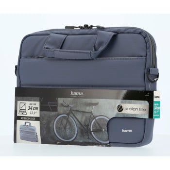 Hama Toronto 33,8 cm (13.3'') Malette Bleu, Gris