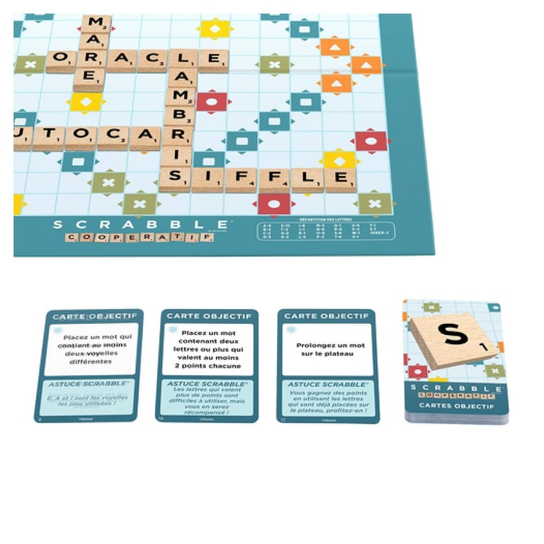 Scrabble Classic 2 en 1 MALJGR63 Jeu de mots - vue 5