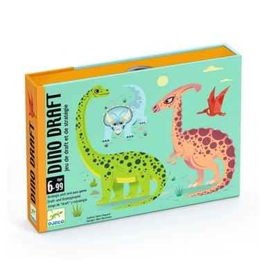 Juego de cartas Dino Draft de Djeco - Un juego de estrategia para niños