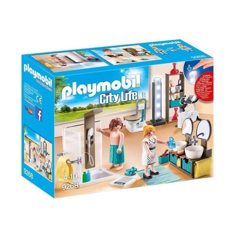 PLAYMOBIL 9268 La Maison Moderne Salle de Bain avec Douche Neuf - vue 2