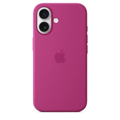 Apple Coque en silicone avec MagSafe pour iPhone 16 - Fuchsia Apple (brand) iPhone 16