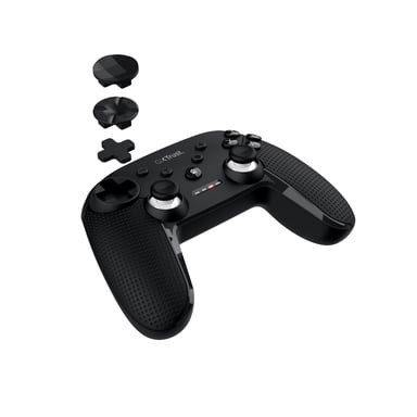 Trust GXT Manette de jeu 15 boutons sans fil 2.4 GHz Bluetooth noir pour PC, Nintendo Switch, Android, iOS