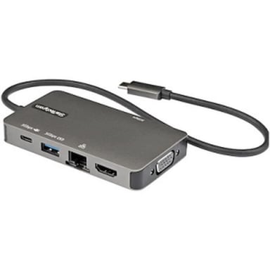 StarTech.com - DKT30CHVPD2 - Adaptador Multipuerto USB-C, HDMI 4K o VGA, Mini Dock Tipo-C, 100W PD, 3x USB-A