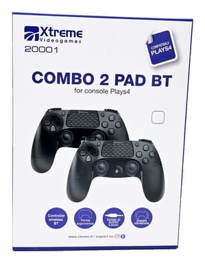 Xtreme 20001 mando y volante Negro Bluetooth Gamepad Analógico/Digital PlayStation 4