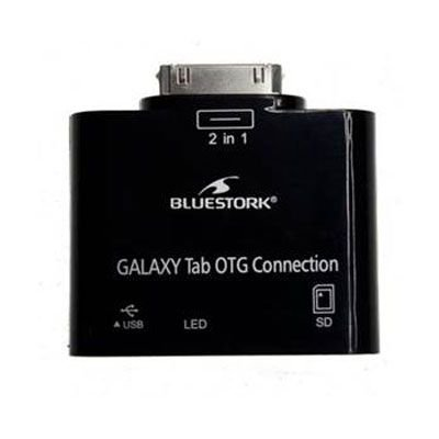 Bluestork BS-GAL-RDR/SD changeur genre câble Samsung 30-pin USB/SD Card