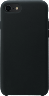 (Edición especial) Funda de gel de silicona suave para Apple iPhone 7/8/SE 2020/SE 2022, Negro satinado