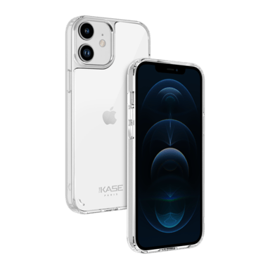 Funda antichoque híbrida invisible para Apple iPhone 12/12 Pro, transparente