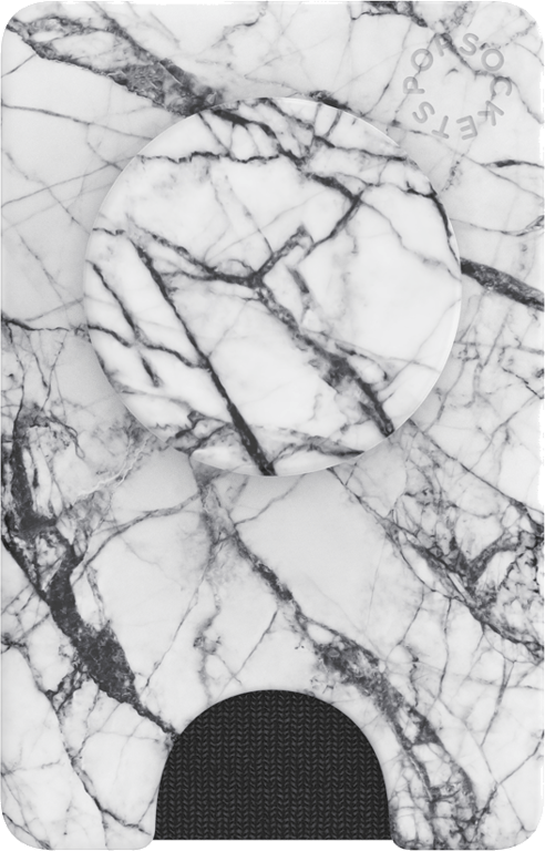 Pop Wallet Dove White Marble