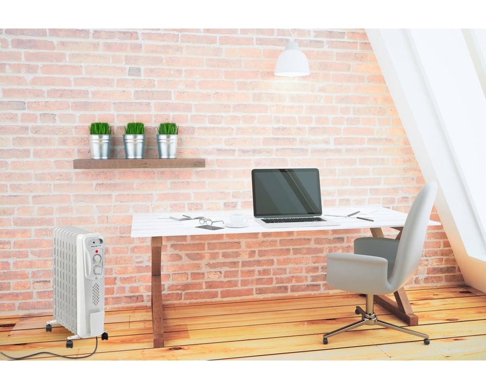 Radiateur à Bain d'Huile Rowenta BU2620F0 – 2000 W, 25 m², Silencieux - vue 5