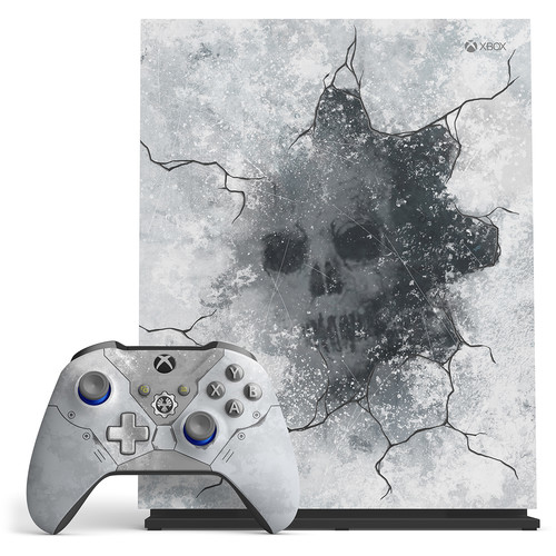 Microsoft Xbox One X 1TB, Gears 5 Limited Edition 1 To Wifi Gris, Blanc