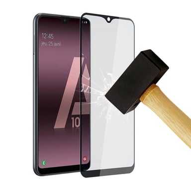 Film verre trempé 4D Noir compatible Huawei Y7 2019