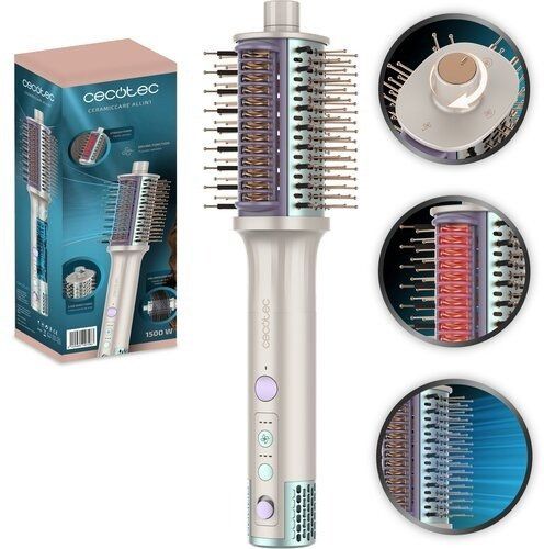 Cecotec Brosse Soufflante CeramicCare Allin1 Chauffante Brosse Coiffante 4 en 1