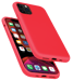 Guscio in morbido silicone gel antiurto per Apple iPhone 11 Pro, rosso fuoco