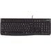 LOGITECH - Teclado empresarial K120 con cable - AZERTY - Negro