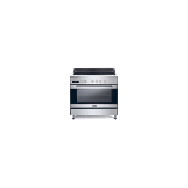 Cuisinière Pose libre Rosières RIM94TC1X 90 cm induction 5 zones 187L multifonction Inox