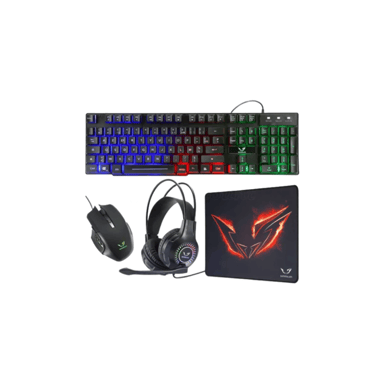 Pacchetto cuffie e controller Gamium Cuffie virtuali 7.1 con jack/USB Controller wireless + clip per smartphone