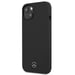 Funda Mercedes para iPhone 13 mini 5.4'' negra Silicone Line