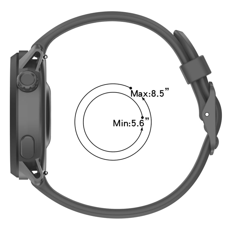 Bracelet de montre en silicone pour COROS PACE 3 Neuf - vue 3