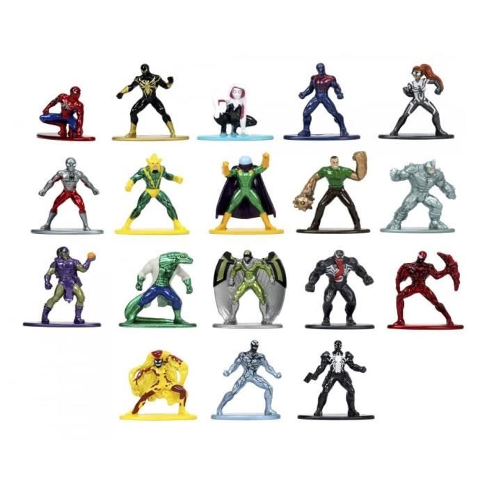 Coffret Spiderman SIMBA.DICKIE.GROUP 18 figurines 4cm en métal Enfant - vue 10