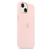 Custodia Apple in silicone con MagSafe per iPhone 14 - Rosa gesso Apple iPhone 14