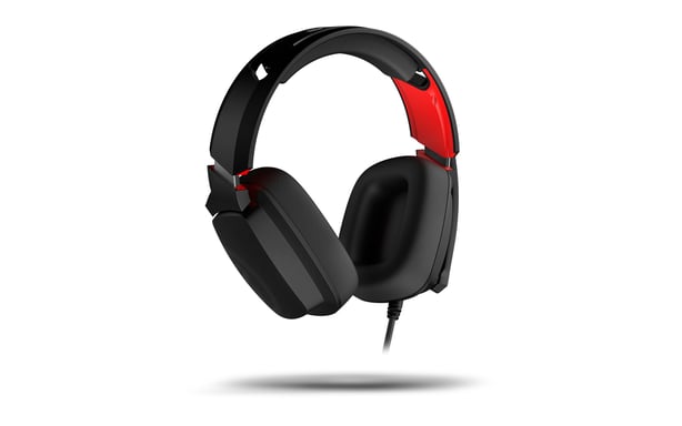 Ozone OZEKHOX40 Auricolare/Cuffia con archetto cablato Nero, Rosso