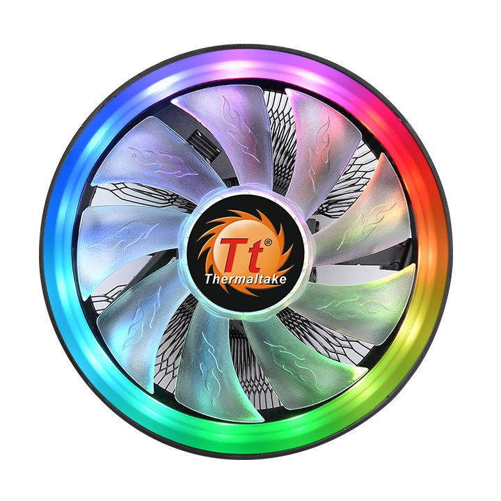 Thermaltake UX100 ARGB Refroidisseur de processeur pour : LGA775 LGA1156 AM2 AM2+ AM3 LGA1155 AM3+ FM1 FM2 LGA1150 LGA1151 AM4 LGA1200 aluminium 120 mm - vue 3