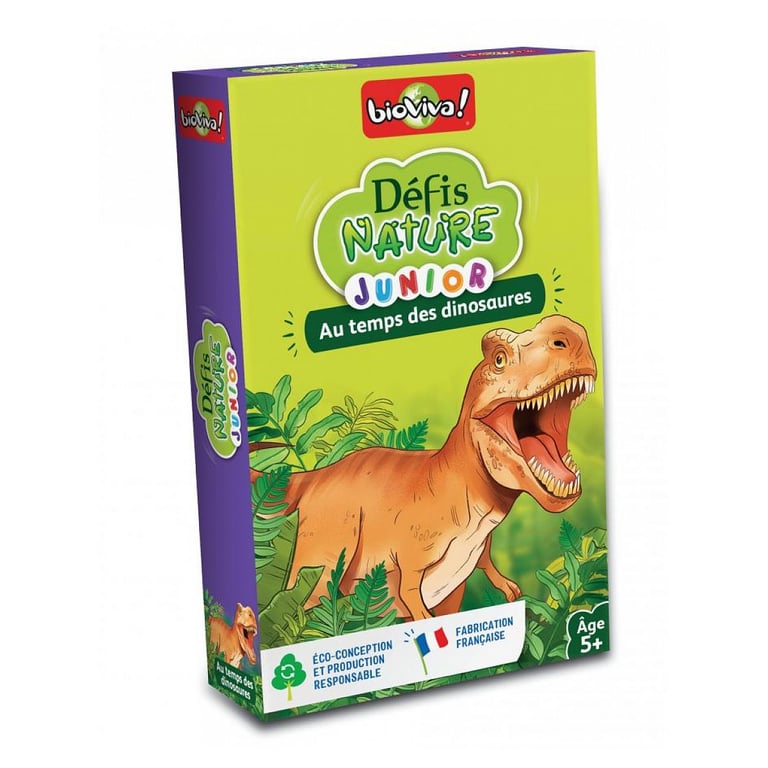 Défis nature junior - au temps des dinosaures - Neuf