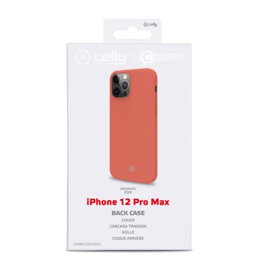 Celly Cromo coque de protection pour téléphones portables 17 cm (6.7'') Housse Orange Apple (brand) iPhone 12 Pro Max