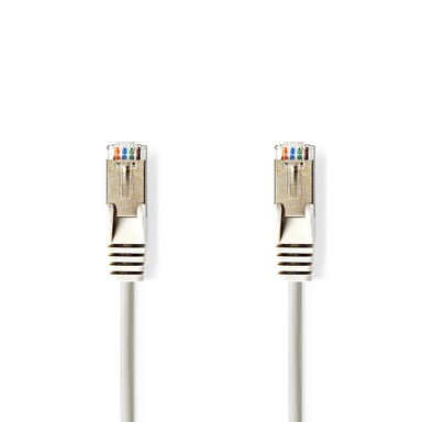 Cable de red Cat 5e SF-UTP | RJ45 Macho - RJ45 Macho | 5,0 m | Gris ALPEXE-966