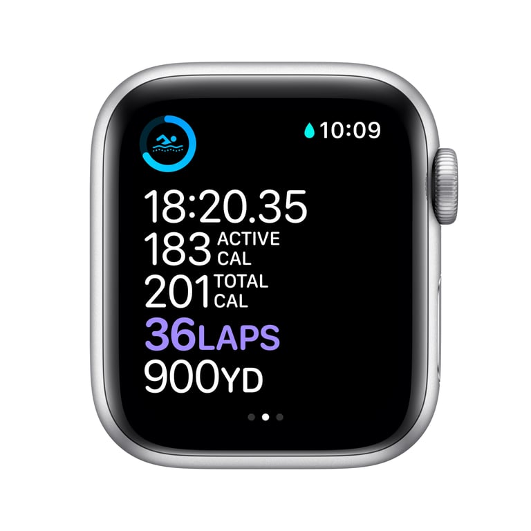 Apple Watch Series 6 OLED 40 mm Digital 324 x 394 Pixeles Pantalla táctil 4G Plata Wifi GPS (satélite)