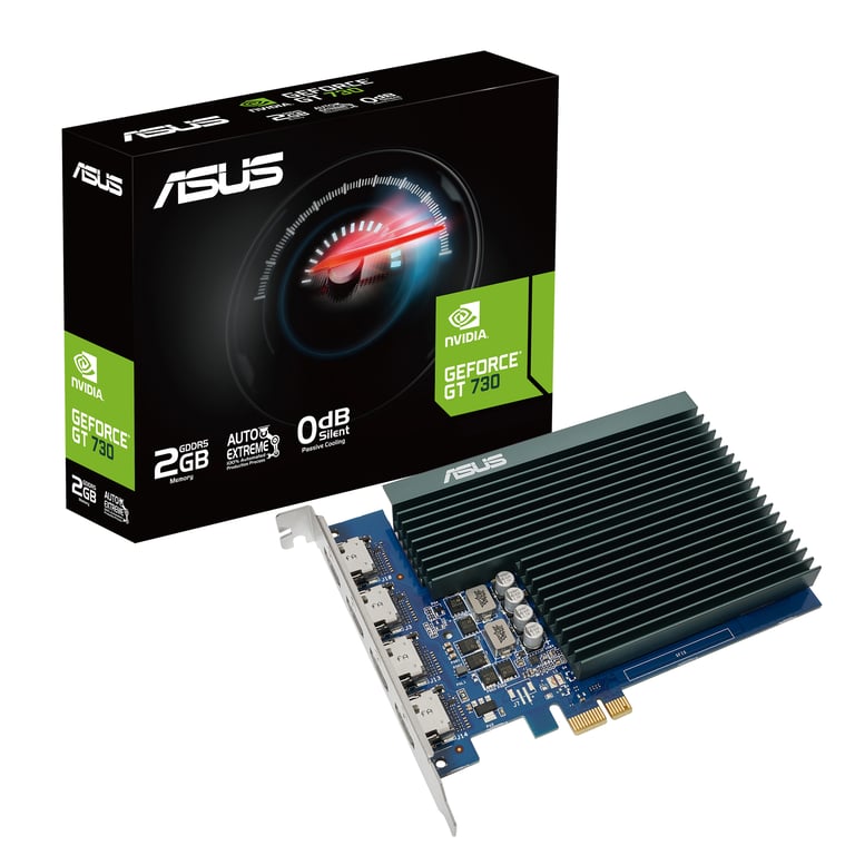ASUS GT730 4H SL 2GD5 NVIDIA GeForce GT 730 2 Go GDDR5 Neuf - vue 3
