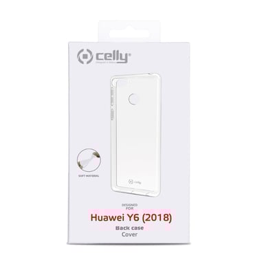 Celly GELSKIN755 guscio protettivo per telefoni cellulari 14,5 cm (5.7'') Cover trasparente Huawei Y6 2018