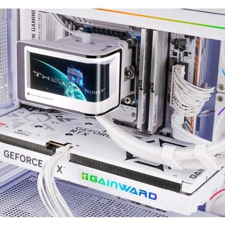 Thermalright Wonder Vision 360 UB ARGB Blanc, 3 ventilateurs, écran intégré - Neuf